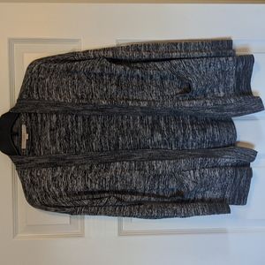 LOFT navy open front cardigan sweater M